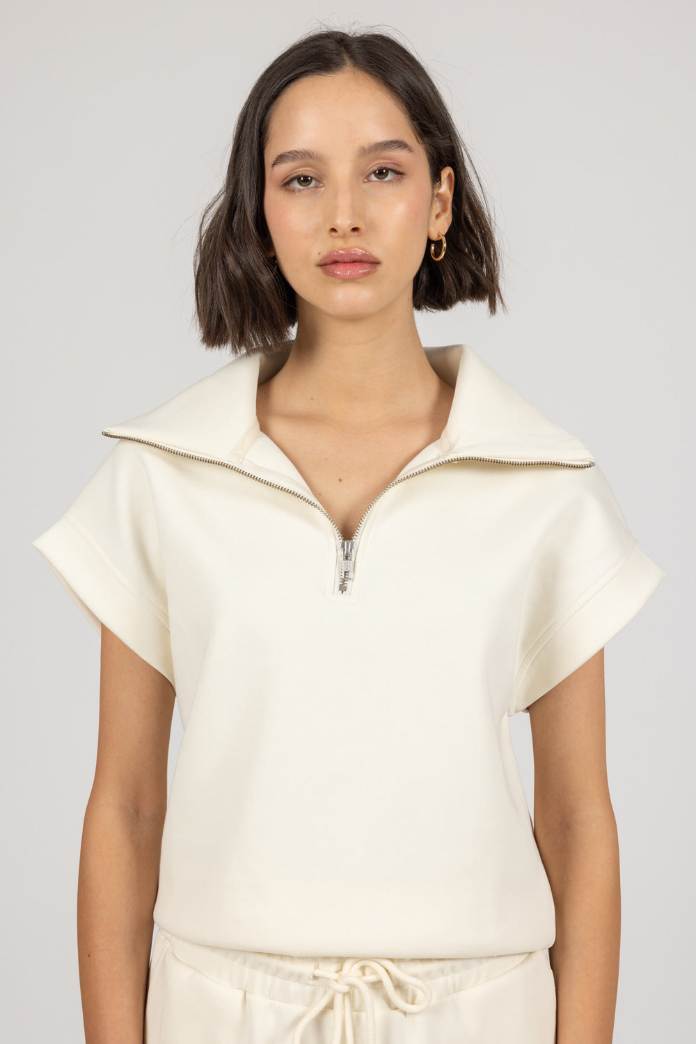 ALIX top in beige