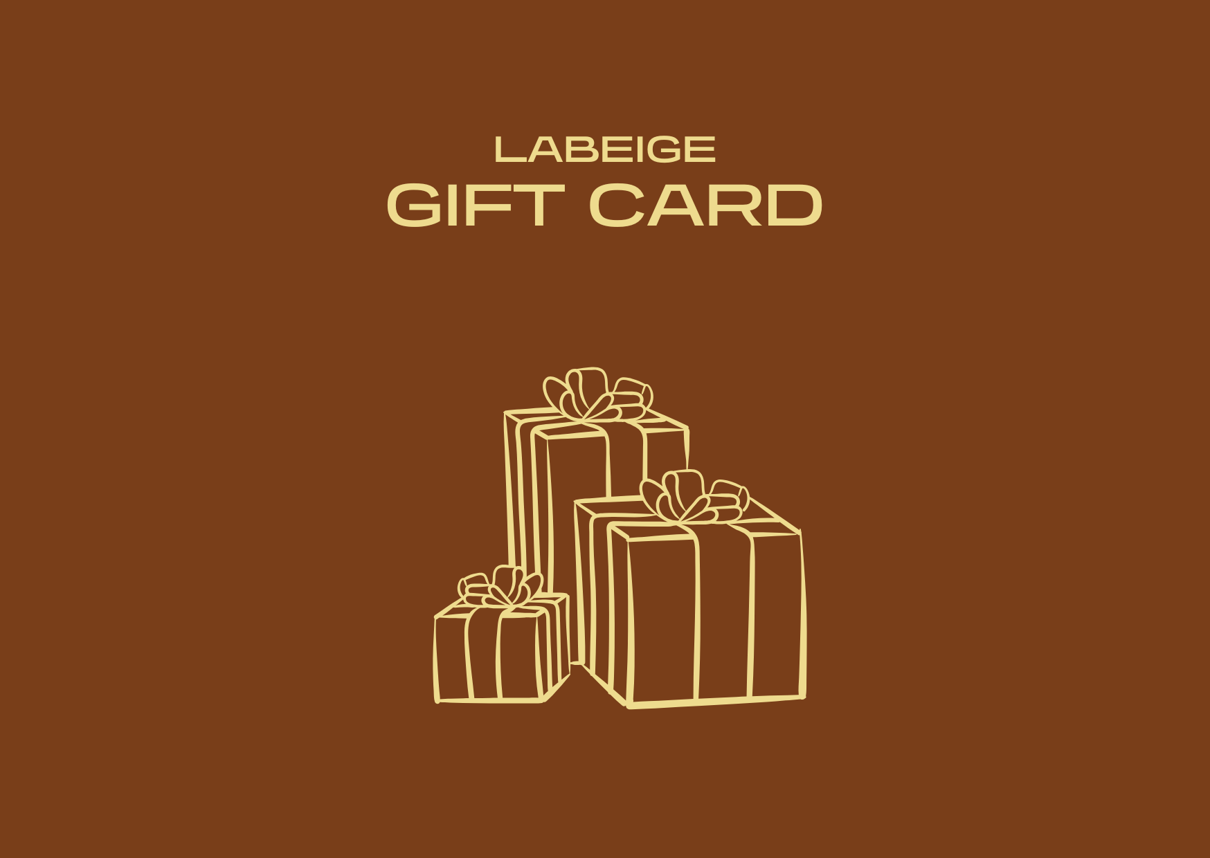 כרטיס מתנה LABEIGE