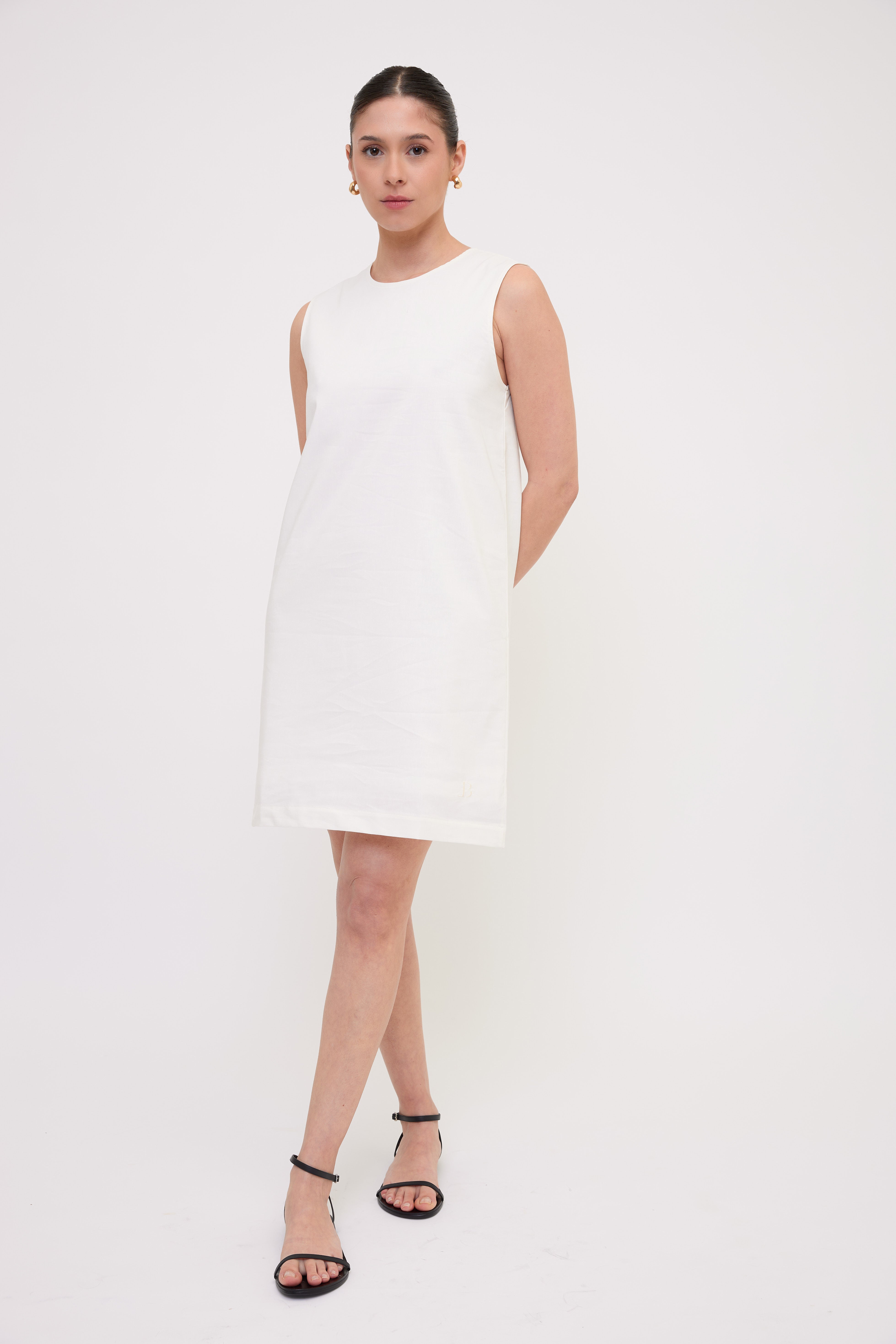 LENNY dress white total front look