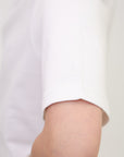 LORA tshirt white logo detail look