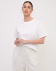 LORA tshirt white front medium look