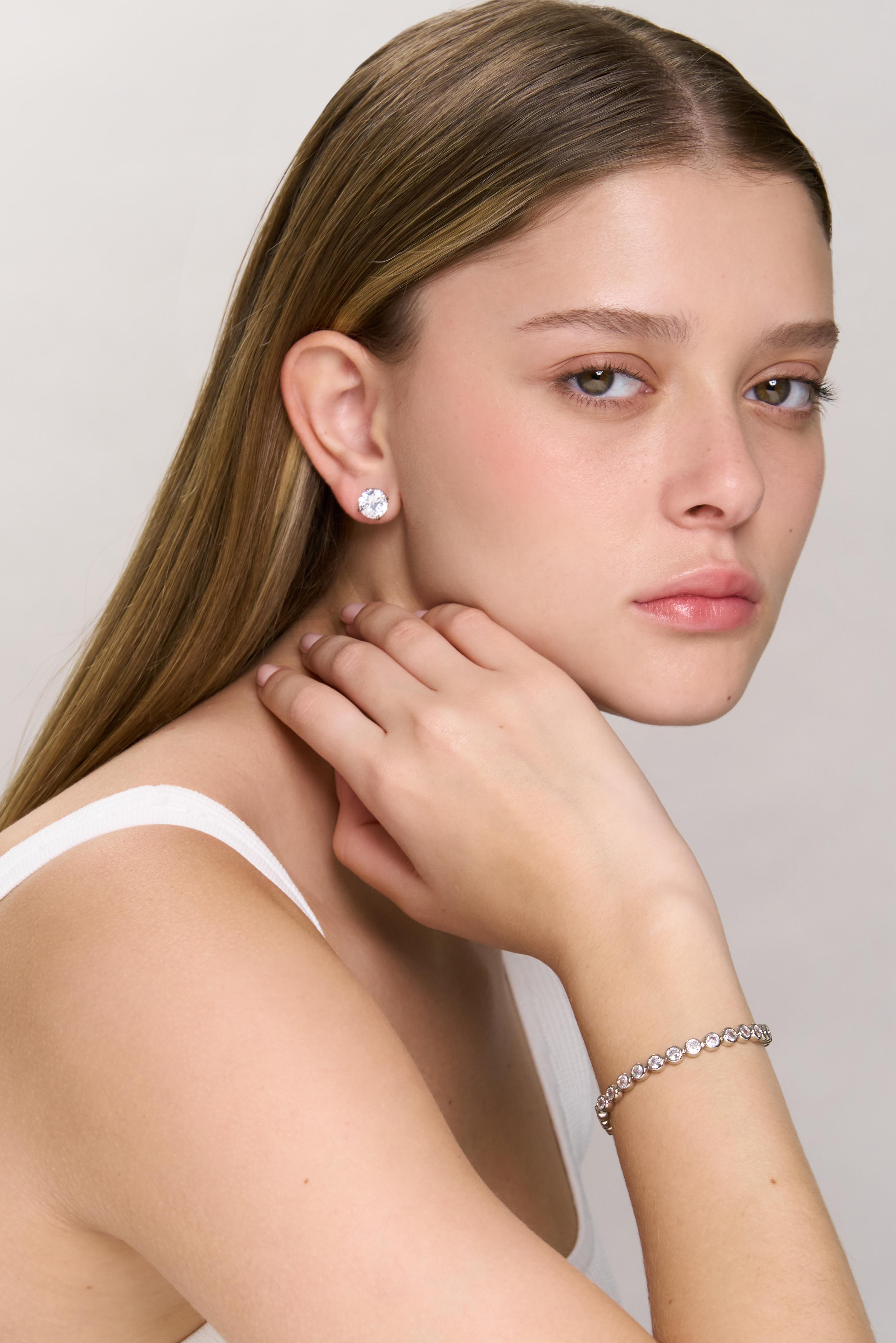 LABEIGE x Le Bijou - White JENNY Off Shoulder Dress & Earrings