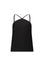 ANNA tank top in black front look peck-shot