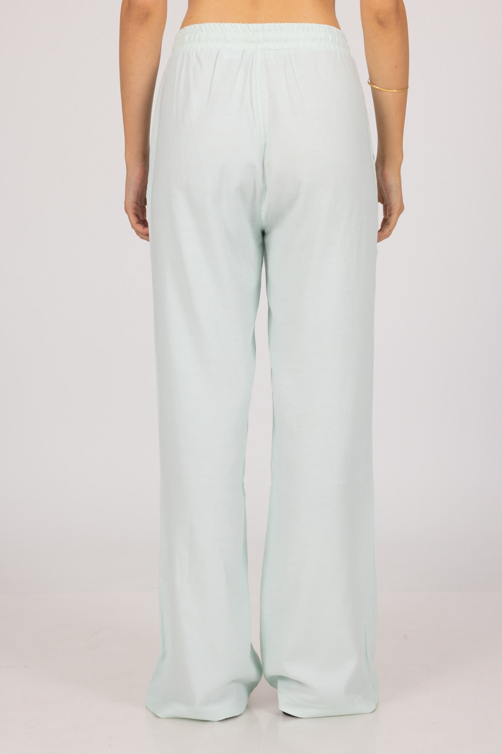 ROSE pants in light blue back look