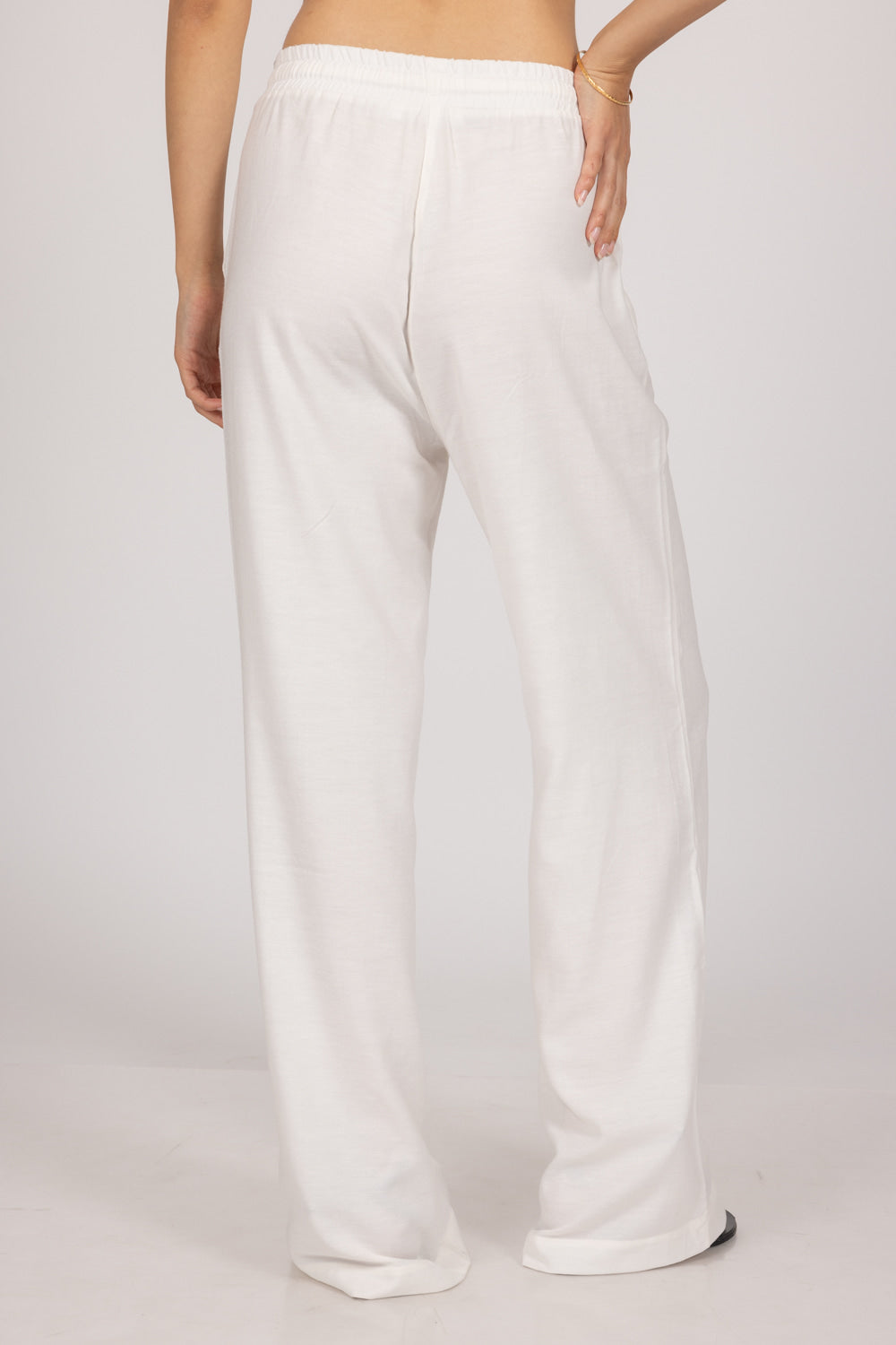 ROSE pants in white back look