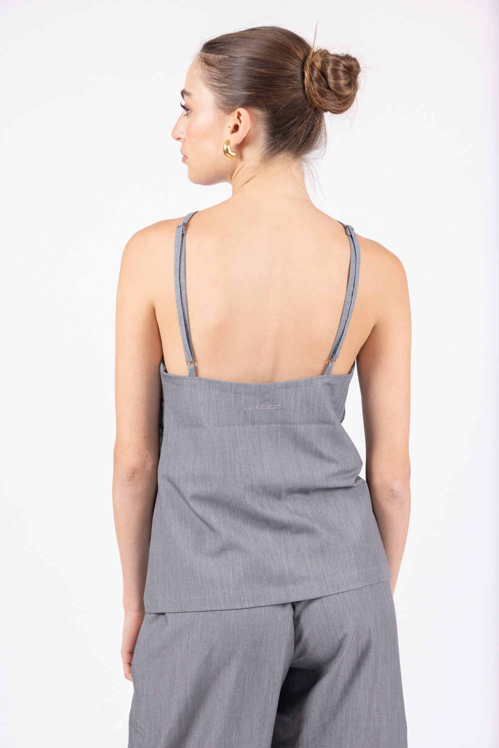 ANNA tank top in gray back look