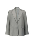 Peck shot Gray blazer front