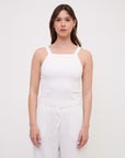 ROMY tank top white front medium look