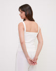 ROMY tank top white back medium look