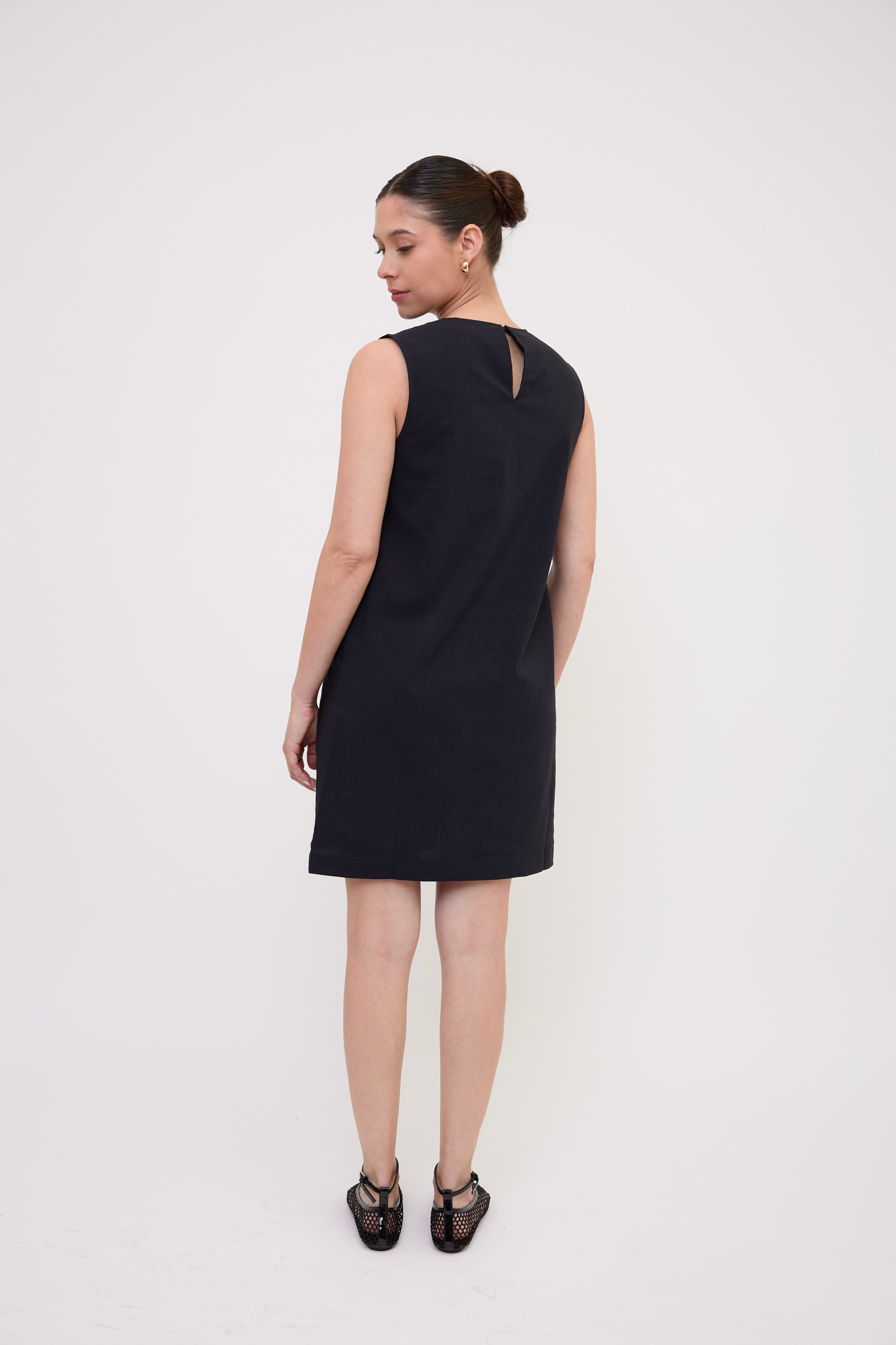 LENNY dress black back total look