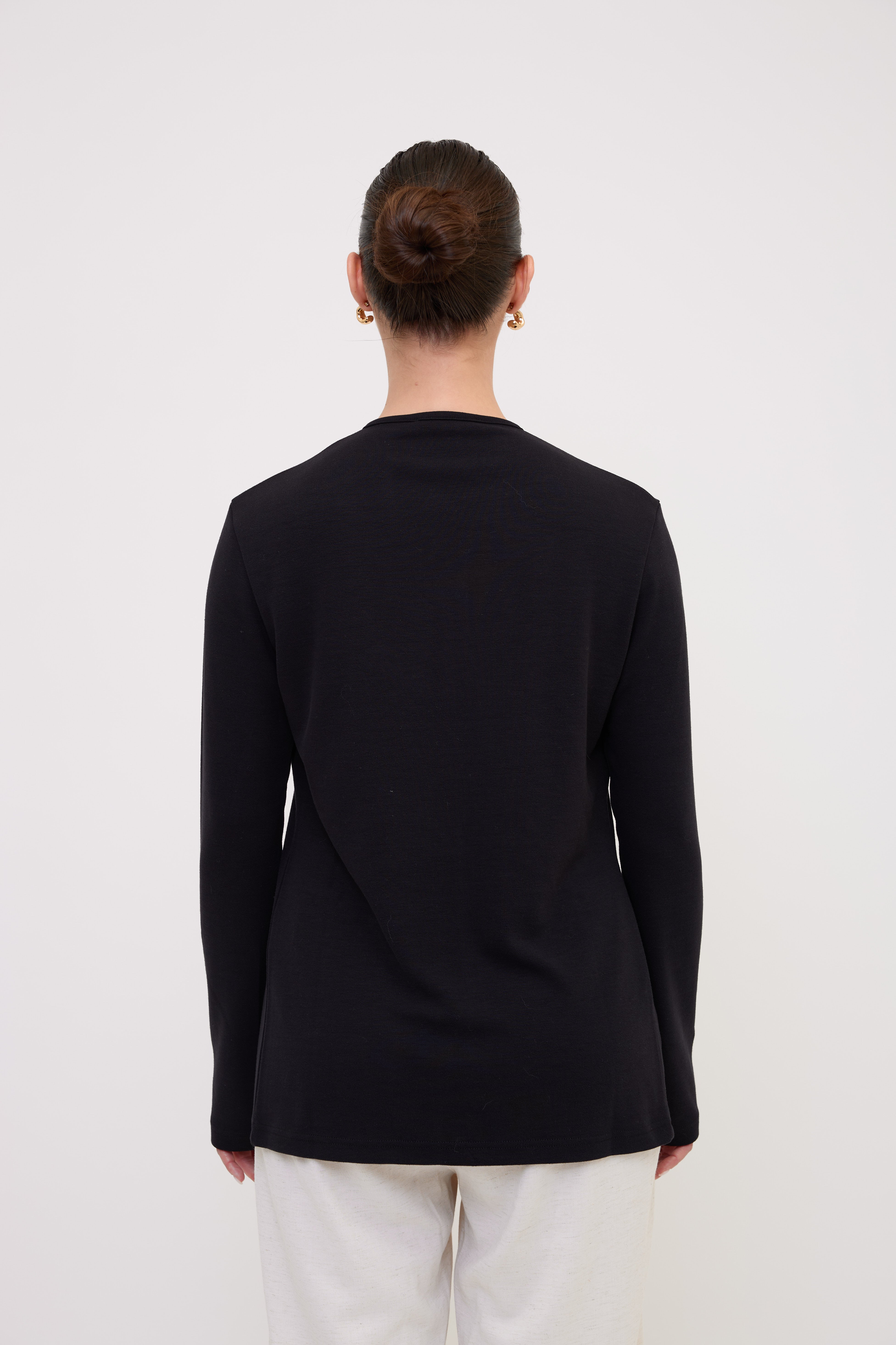 EMILY top Black back look