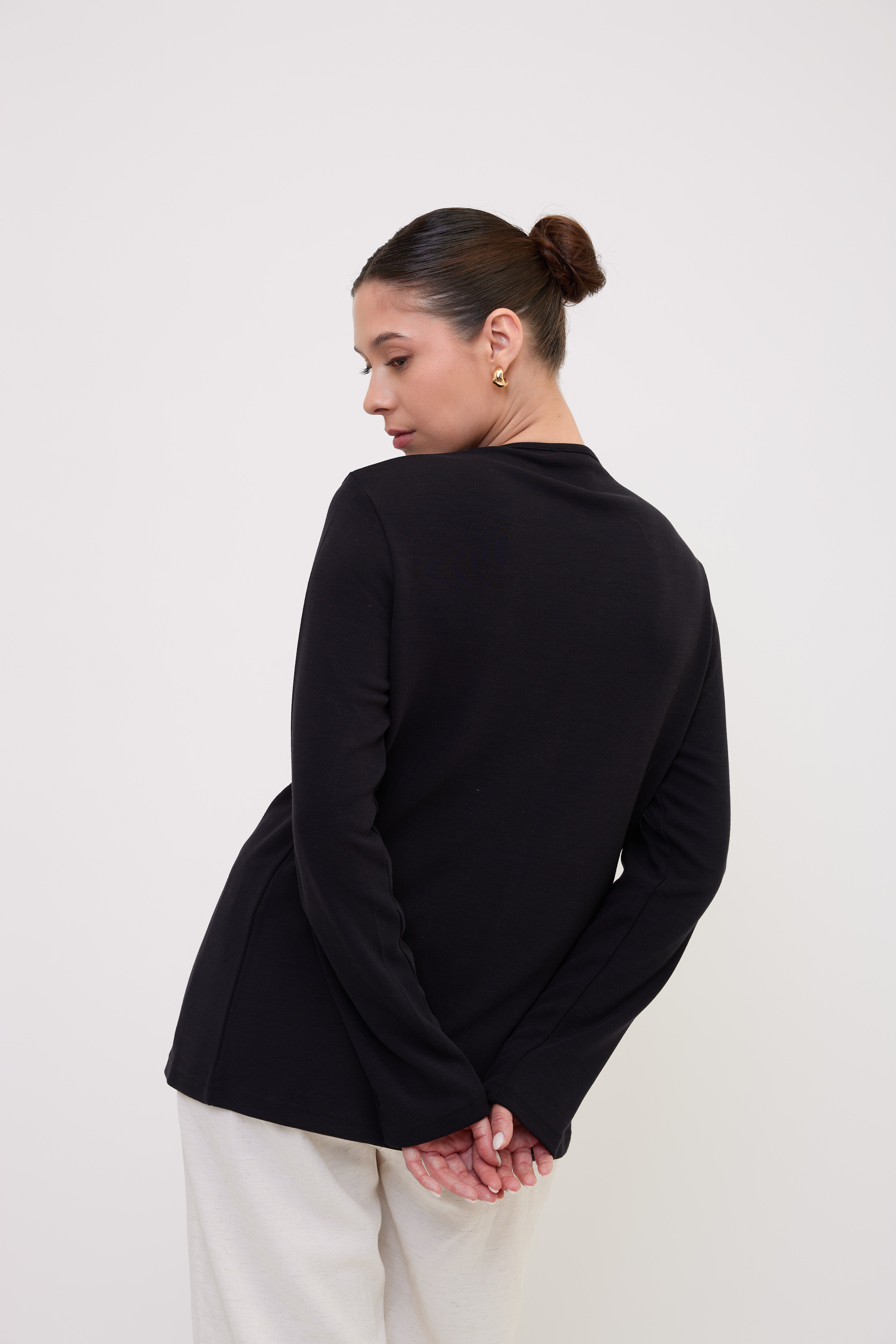 EMILY top Black back look