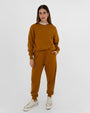 Camel tracksuit, full body picture