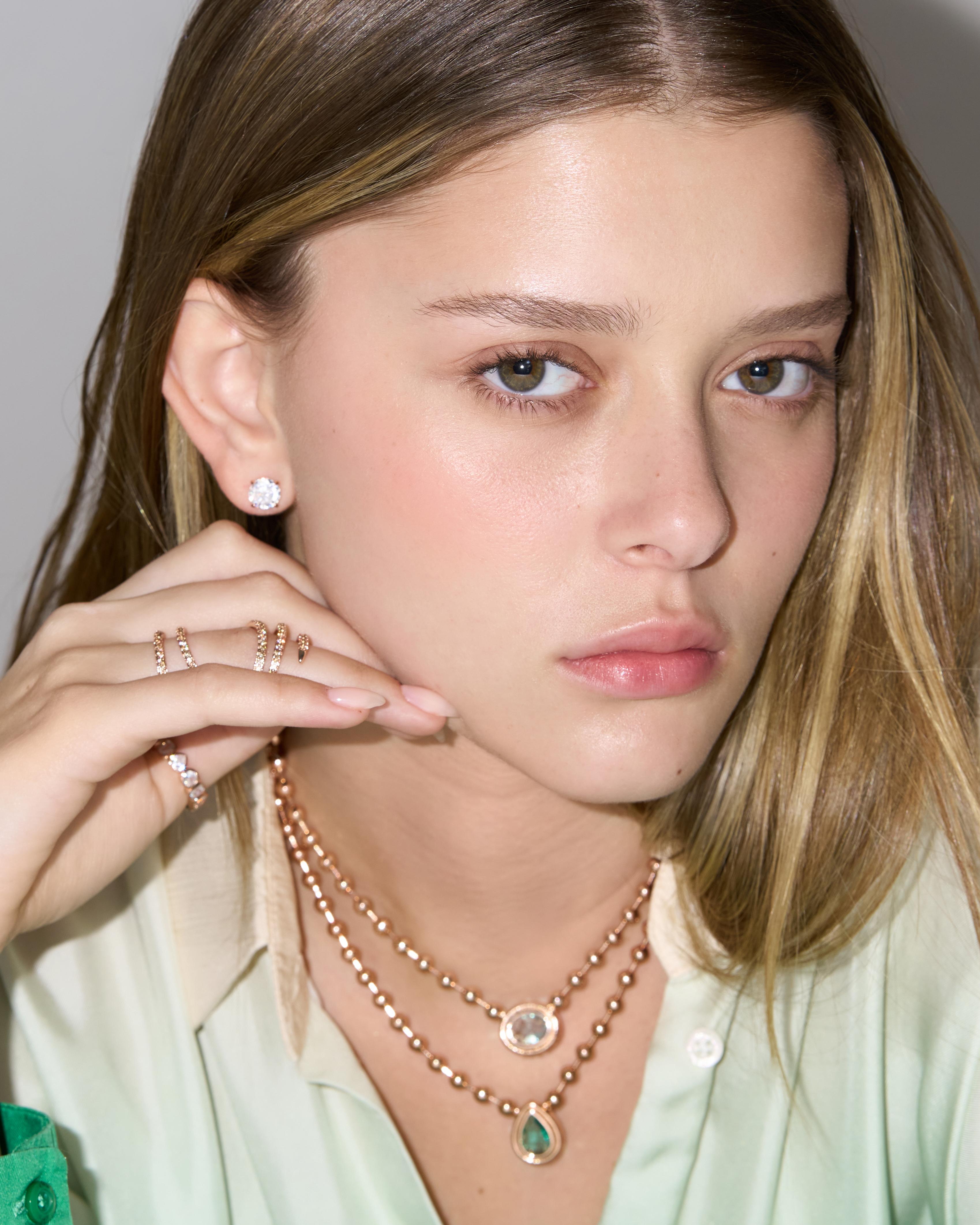 LABEIGE x Le Bijou - Pink JENNY Off Shoulder Dress &amp; Earrings